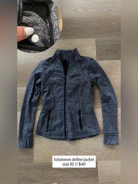 lululemon define jacket size 10